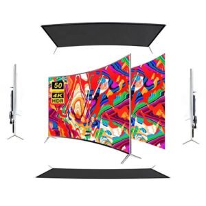 50 Inch Curved Smart TV 4K Big Screen Ultra HD LED Television 50 Inch TV Television 4K Smart Tv