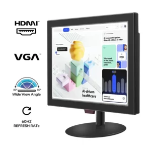 Wall Mount 15 Inch PC Monitor Lcd Computer Display  60 Hz 7*24 Hours Working hd Cctv Monitor for Security System