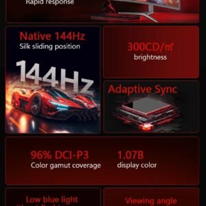 Super Wide 37.5 38 inch Borderless Gaming LCD Monitor 4K 144HZ Curved HD Adjustable Stand LED Pc Monitor