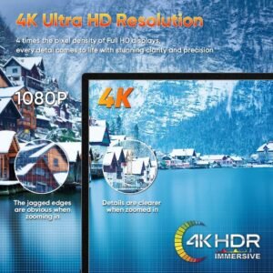 13.3 Inch 4K Portable OLED Monitor Small Gaming Monitor 100% DCl-P3 10-Bit Vivid Color1ms UHD Screen Portable Monitor for Laptop