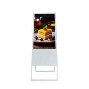 43inch Portable Foldable Floor Standing Lcd Touch Screen Android Advertising Machine Touch Screen Display Signage Poster Player