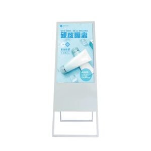 43inch Portable Foldable Floor Standing Lcd Touch Screen Android Advertising Machine Touch Screen Display Signage Poster Player