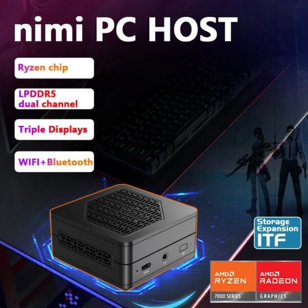 High End 7840U 7735U 6800U Octa Core Processor Mini Pc Gaming DDR5 Portable Compter - Image 4