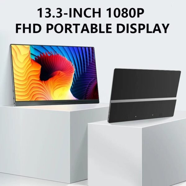 13.3 15.6 Inch 1K 2K 4K IPS Monitor Extended Extender 1920*1080 Touch Screen PC LED Portable Monitor for Laptop Cellphone - Image 5