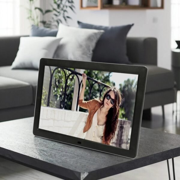 12 Inch Plastic Black White Video Picture Digital Photo Screen Potoo Frame - Image 3