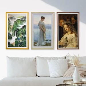 13.3-Inch Digital Picture Frame Electronic 110 Inch Photo Frame with Auto-Rotate Wall Mountable 55&quote; 65&quote; 75&quote; Picture Frame